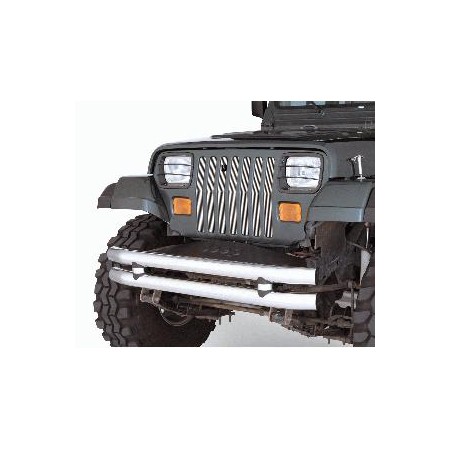 Enjoliveur de calandre, inserts en aluminium , YJ, 