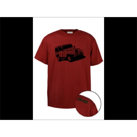 Tee shirt Jeep rouge 