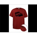 Tee shirt Jeep rouge 