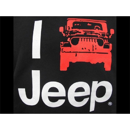 Tee shirt blanc jeep rouge 飲iture noire Taille XL