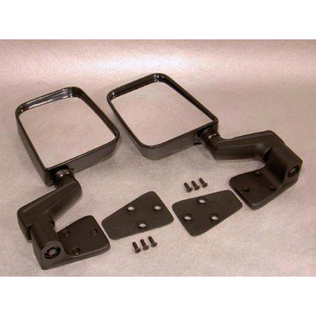 Retroviseurs exterieur, finition noire, YJ la paire