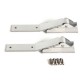 charnières de ridelle, acier inox, TJ, 