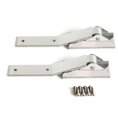 charnières de ridelle, acier inox, TJ, 