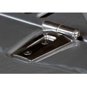 charnières de capot, acier inox, Wrangler JK