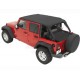 Bikini Header Version Safari, Black Dia, Wrangler Unlimited JK 4portes