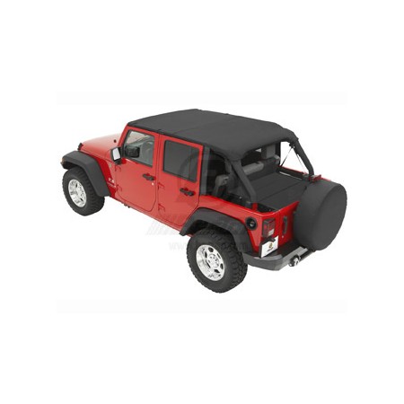 Bikini Header Version Safari, Black Dia, Wrangler Unlimited JK 4portes