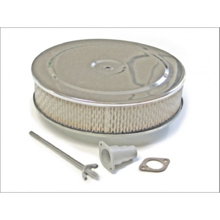 Filtre a air chrome, 9" avec filtre en papier Mr. Gasket