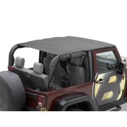 Bikini Header Top Safari black diamond Wrangler JK 2 portes