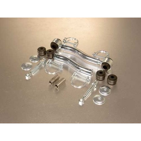 Biellettes en deux parties, rehausse 0-75mm longueur 25cm, XJ, 