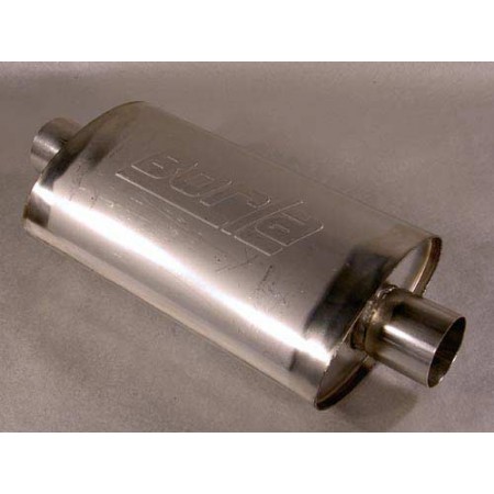 Silencieux Borla en acier inox, Ø 2,5':63mm Longueur 34cm