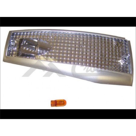 Feu clignotant lateral droit blanc et chrome repetiteur XJ 
