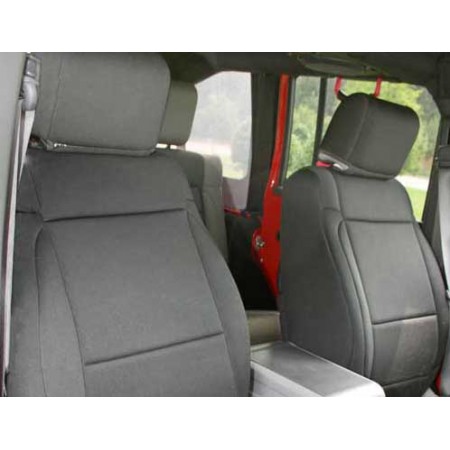 Housses de si觥 avant, noire ,n鯰ren Wrangler JK 07-10