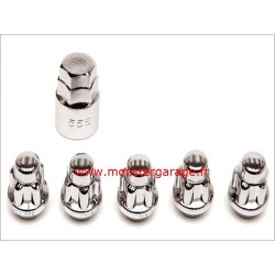 Ecrous Antivol de roue, jeu de 5, XJ