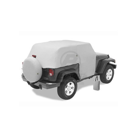Housse "Trail Cover", Wrangler JK 2 portes charcoal ( gris) 