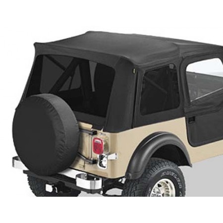 Fenêtres teintées, (pour bâche 'Supertop' 51598/51599/51600/51603) Couleurs: Black Denim, CJ + YJ, 