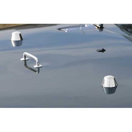 Kit d arceaux d appui,pare brise pour capot acier inox, Wrangler JK