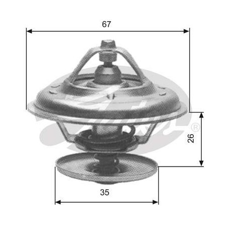 Thermostat Gates cherokee diesel 2.1 L