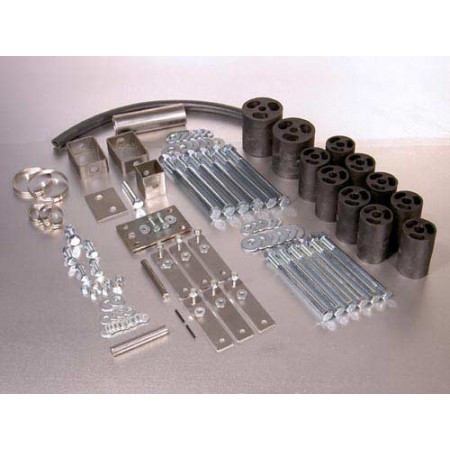 Bodylift, rehausse 3" 75mm TJ