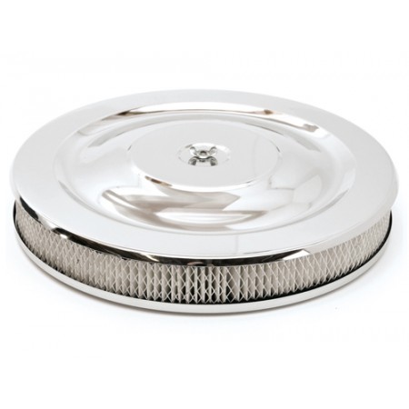 Filtre a air chrome, 14" complet MR Gasket 2 "