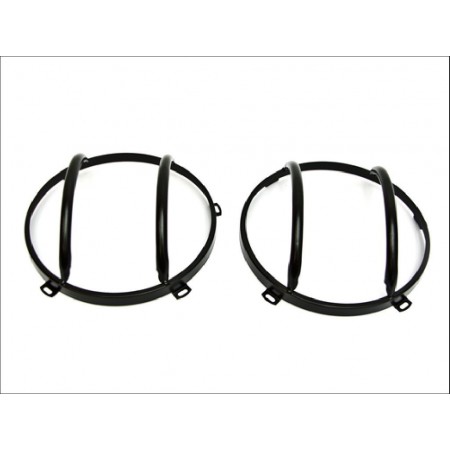 Grilles de protection de feu avant noir JK 