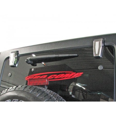 enjoliveur de charnières de ridelle, en haut cromée 2 élements, Wrangler JK