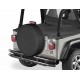 Housse de roue de secours, US-Standard 225-235/75 (29"x9") Couleurs: Black Denim