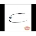 Cable de frein a main gauche pour kit frein a disques arriere ZJ 93 a 98 TJ 97 a 06