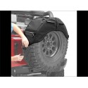 Housse de roue de secours roughrider spare tire organizer noire 34' au 37' JK TJ YJ