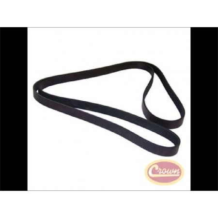 Courroie plate, 4.0-L., ZJ, SJ 4.2 L Wrangler 2.5 L avec clim 