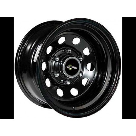 Jante acier modular noire 8X16 5 X 114.3 ET 0