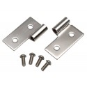 Kit de ferrures de porte, acier inox, CJ,YJ, 