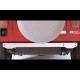 Enjoliveur arrière acier inox, finition lisse CJ