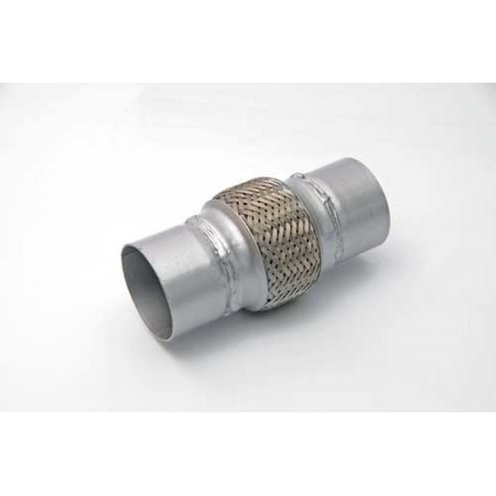 Tube souple en acier inox, L1: 10 cm, L2: 20 cm, Ø tube 2' : 50mm