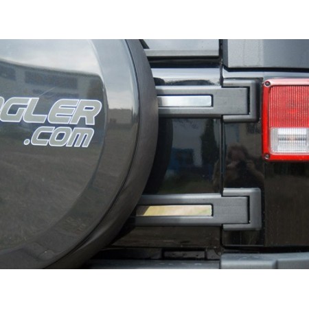 Kit de enjoliveur de charnières de ridelle, acier inox, Wrangler JK