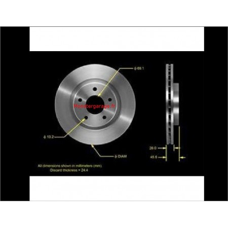 Disque de frein avant Patriot Compas 