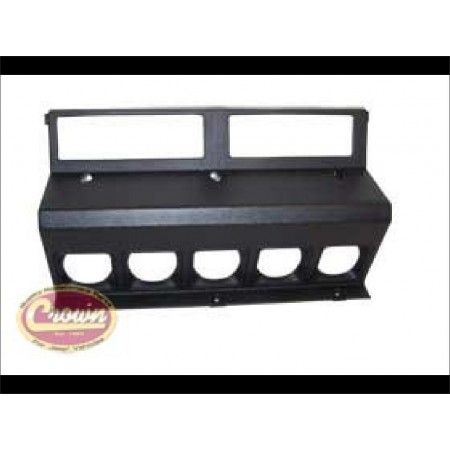 Entourage de jauges en plastique noir Wrangler YJ 