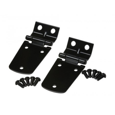 charnières de capot, finition noire, TJ, 