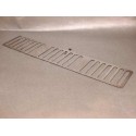 Grille d aération, acier inox, TJ, 