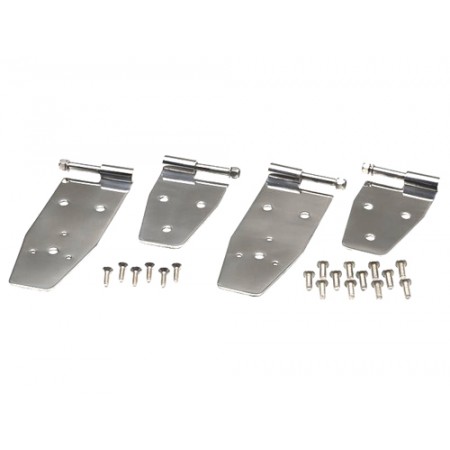 Kit de ferrures de porte, acier inox, 4elements, portes d acier, YJ, 