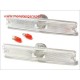 Feu clignotant lateral blanc, la paire , YJ, avec ampoules arange