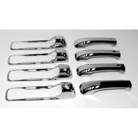 Enjoliveur de poignée de porte, chromée, WH, 