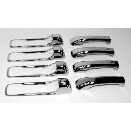 Poignées De Porte Chromées Pour Mercedes Sprinter W906 (2006-2017) – Set De 4, Acier Inoxydable, Installation Sans Perçage, Look Élégant Anti-Rayures