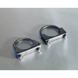 Collier de tuyau d échappement, Ø 2,5' : 63 mm acier inox