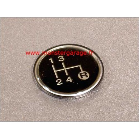 Pastille de pommeau de levier de s鬥ction, N 4 vitesse