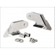 Kit de supports de retroviseur acier inox YJ