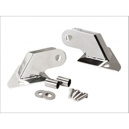 Kit de supports de retroviseur acier inox YJ