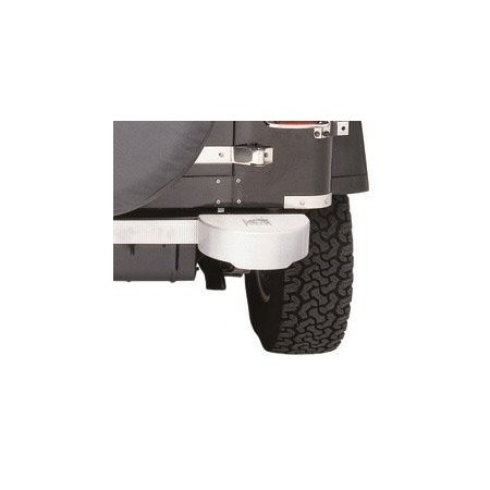 bumperette aluminium, la paire couleur argent, CJ, YJ, TJ