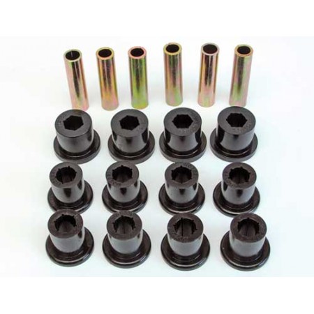 Kit de silentblocs de ressort, essieu avant polyurethane, YJ, 