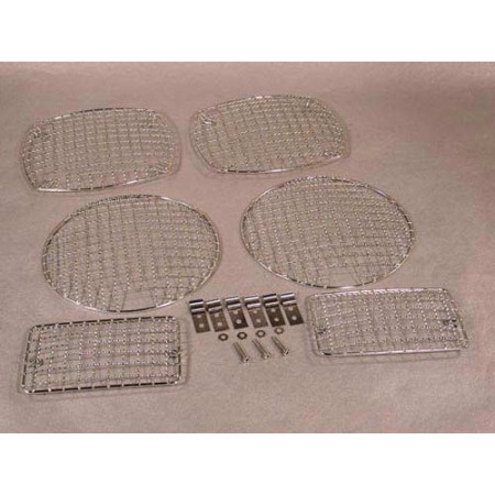 Grilles de protection de feu, acier inox, TJ, 