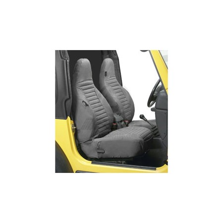 Housses de siege avant, Charcoal, TJ, 